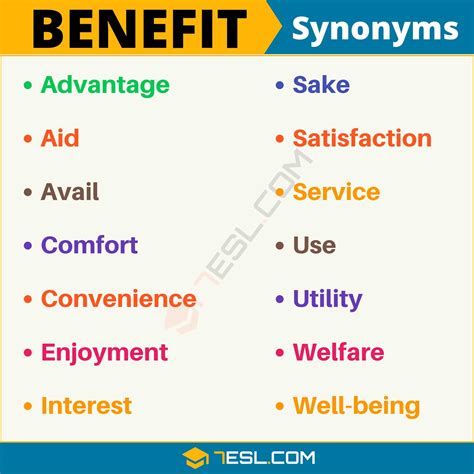 another word for benefited.